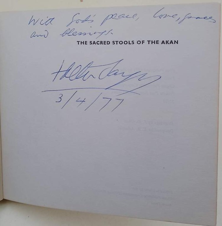 THE SACRED STOOLS OF THE AKAN(1971)