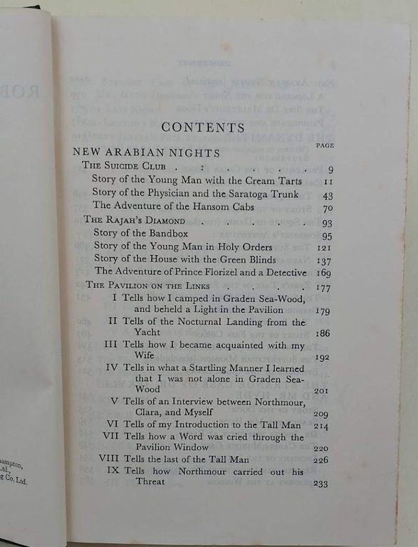 THE SORIES OF ROBERT LOIS STEVENSON(1932)