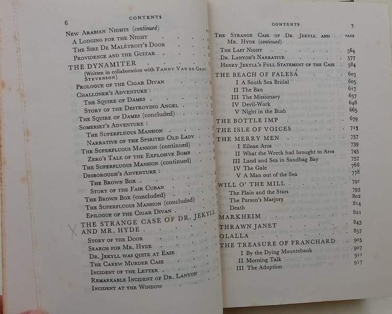 THE SORIES OF ROBERT LOIS STEVENSON(1932)