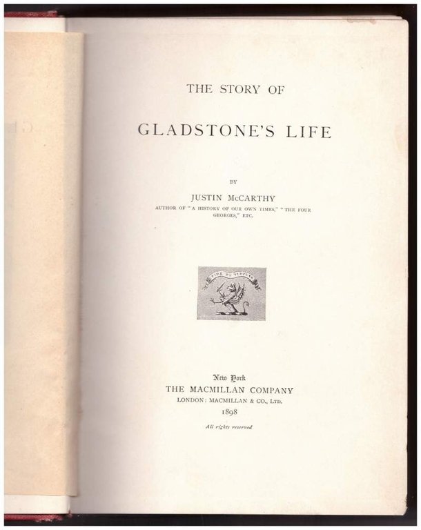 THE STORY OF GLADSTONE'S LIFE (1898) | Immagine Gallery 3