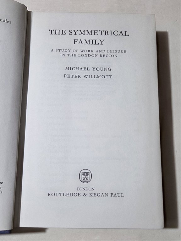 The symmetrical family - A study of work and leisure … | Immagine Gallery 2
