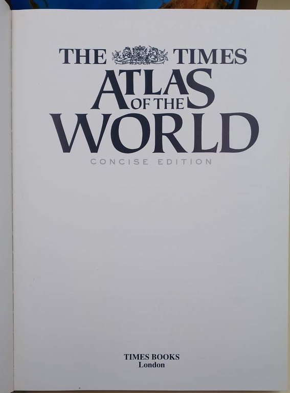 THE TIMES ATLAS OF THE WORLD-CONCISE EDITION(1997)