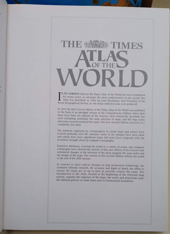 THE TIMES ATLAS OF THE WORLD-CONCISE EDITION(1997)