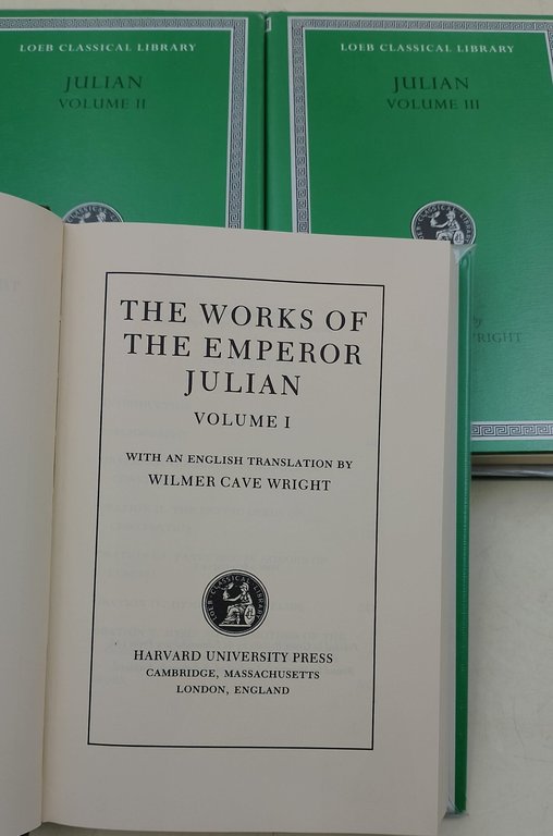 The works of Emperor Julian- 3 voll.