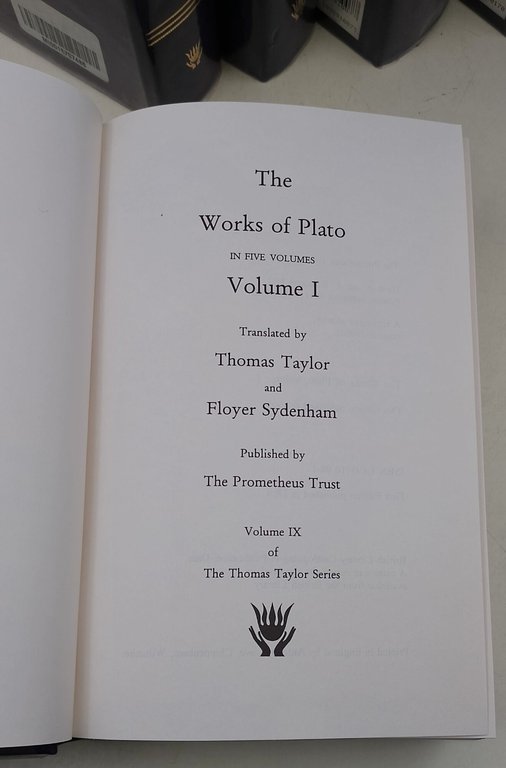 The works of Plato vol. I/The Theology of Plato/Proclus commentary …