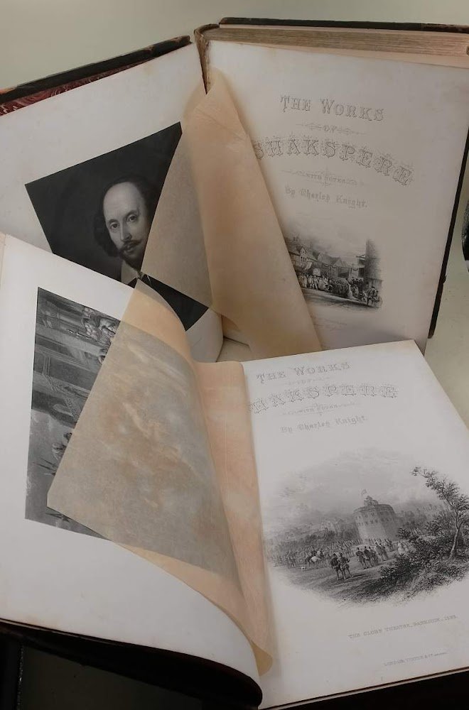 THE WORKS OF WILLIAM SHAKESPEARE-IMPERIAL EDITION - 2 VOLL(FINE '800)