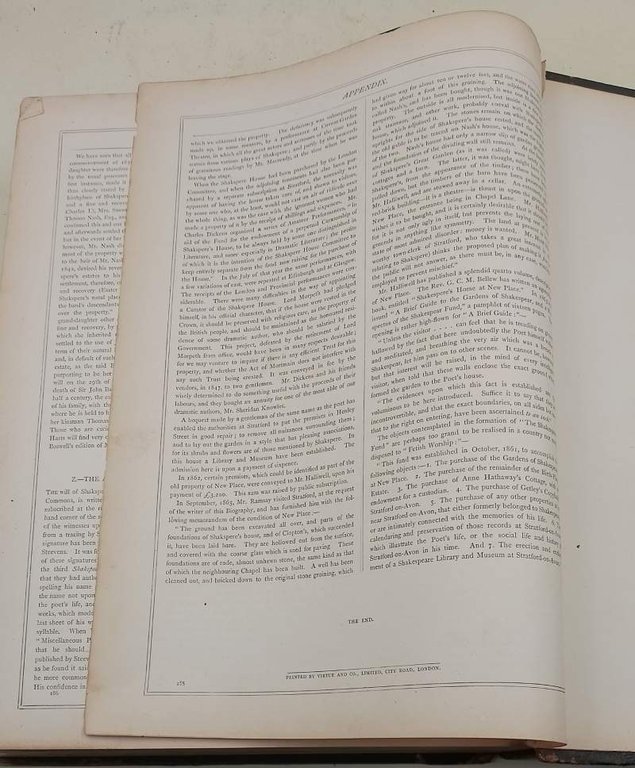 THE WORKS OF WILLIAM SHAKESPEARE-IMPERIAL EDITION - 2 VOLL(FINE '800)
