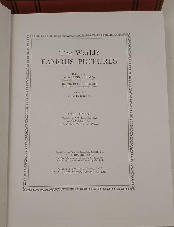 THE WORLD'S FAMOUS PICTURES- 2 VOLL.