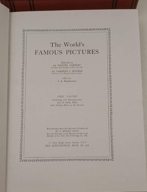 THE WORLD'S FAMOUS PICTURES- 2 VOLL.
