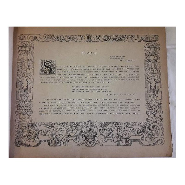 TIVOLI-ATLANTE STORICO ARTISTICO