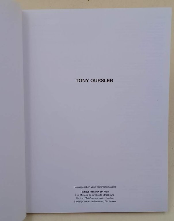 TONY OURSLER(1995)