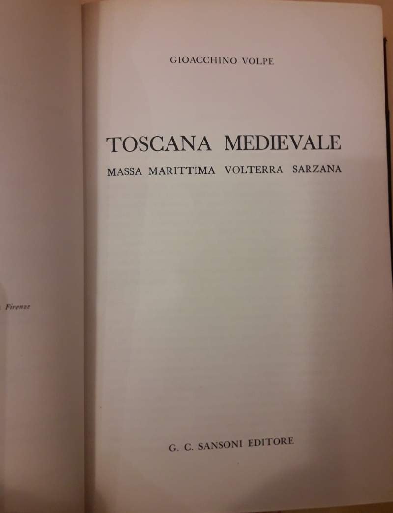 TOSCANA MEDIEVALE-Massa Marittima Volterra Sarzana(1964) | Immagine principale