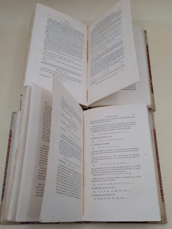 TRAITE D'ALGEBRE par Joseph Bertrand-2 voll.(1878)