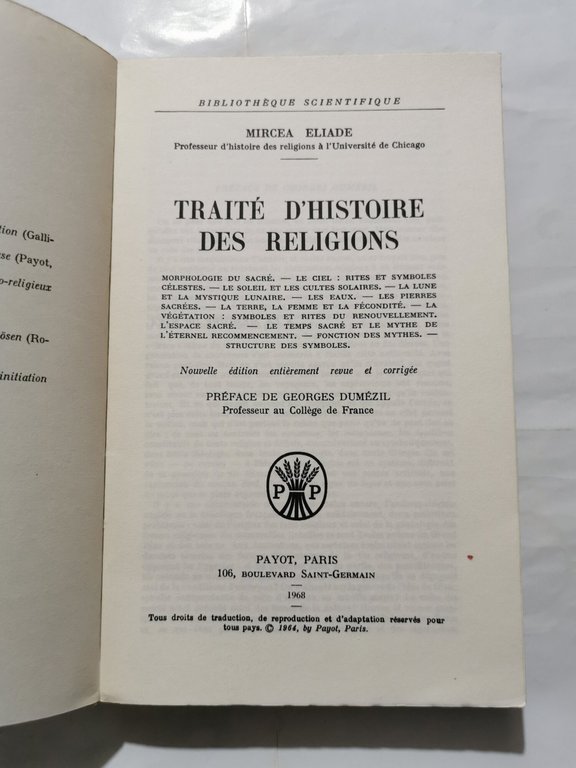 Traitè d'histoire des religions | Immagine Gallery 2
