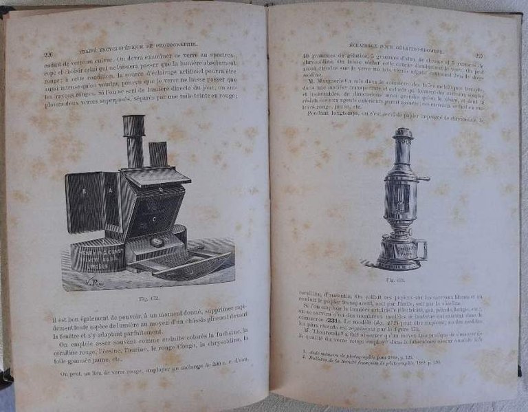 TRAITE ENCYCLOPEDIQUE DE PHOTOGRAPHIE 4 voll. (1889-1890)