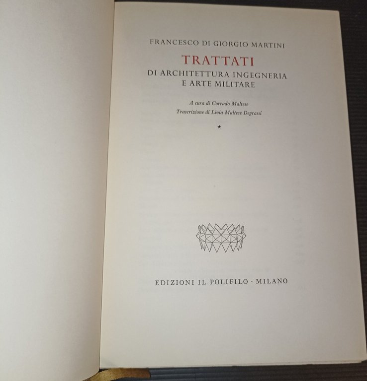 Trattati di architettura ingegneria e arte militare vol. 3