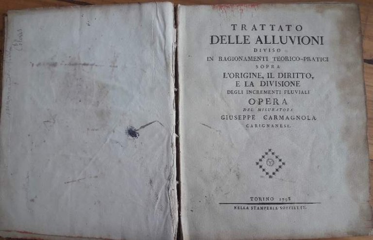 TRATTATO DELLE ALLUVIONI (1793)