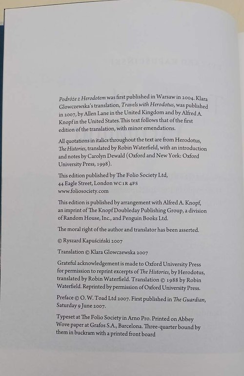TRAVELS WITH HERODOTUS(2012)
