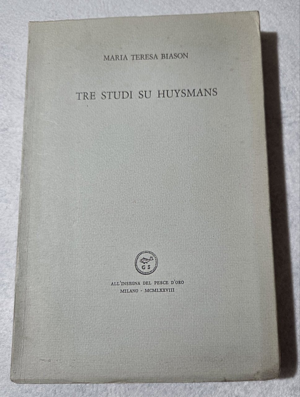 Tre studi su Huysmans | Immagine principale