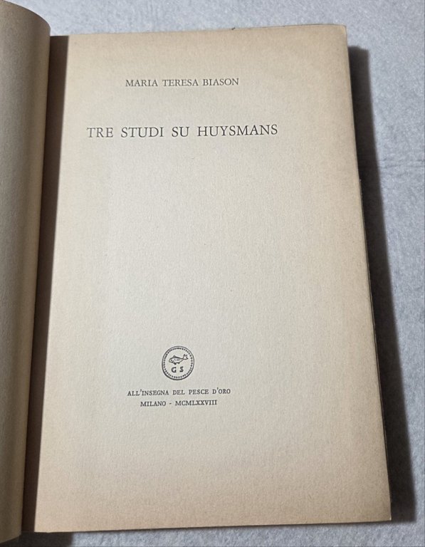 Tre studi su Huysmans | Immagine Gallery 2