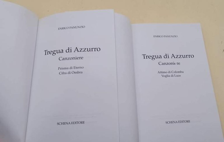 TREGUA DI AZZURRO-CANZONIERE- 2 voll. (2005)