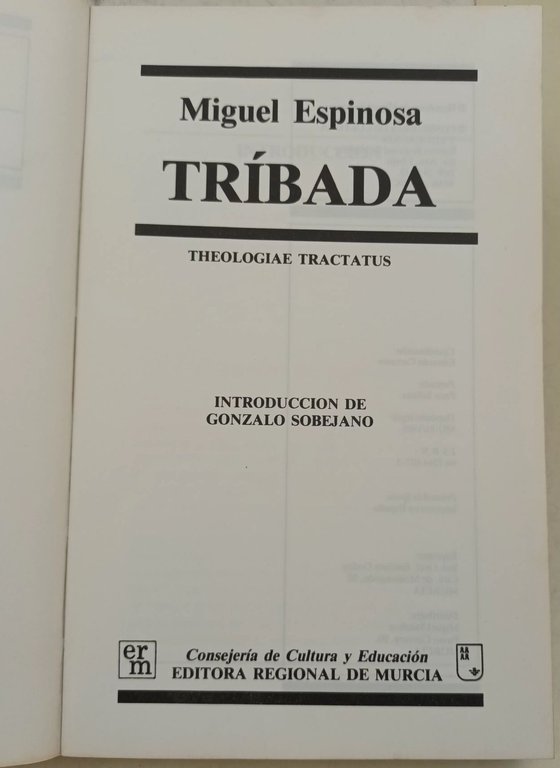 Tribada-theologiae tractatus