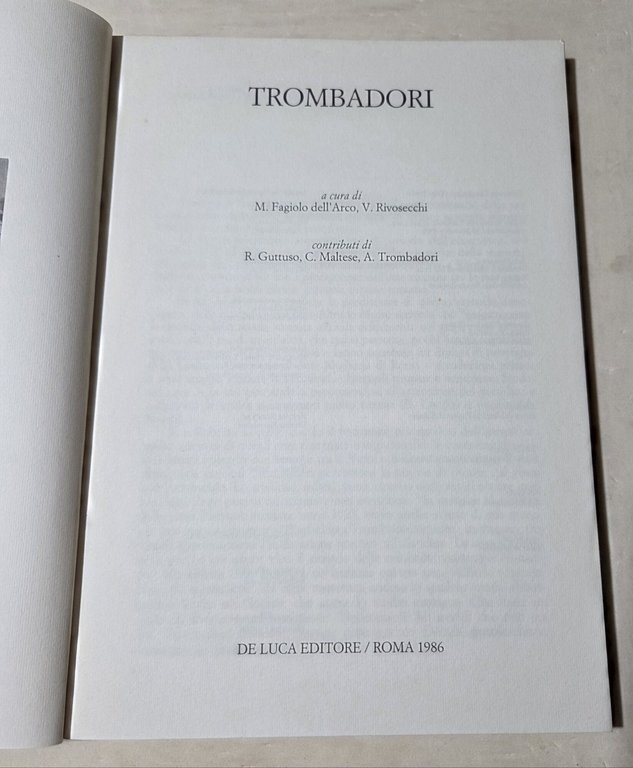 Trombadori | Immagine Gallery 2
