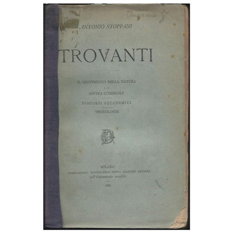 TROVANTI - Il sentimento della natura e la Divina Commedia …