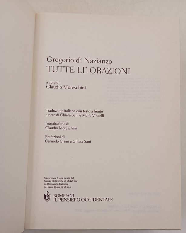 Tutte le orazioni