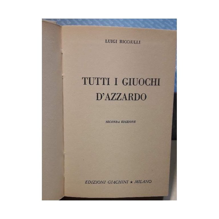 TUTTI I GIUOCHI D'AZZARDO(1966)