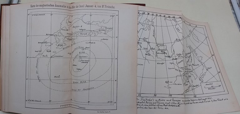 Ueber die Bestimmung der geografischen Lange und Breite drei Elemente …