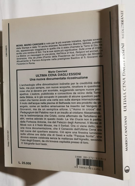 Ultima cena dagli Esseni - Una documentata nuova esplorazione