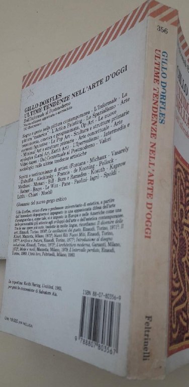 ULTIME TENDENZE NELL'ARTE D'OGGI-DALL'INFORMALE AL POSTMODERNO(1987)