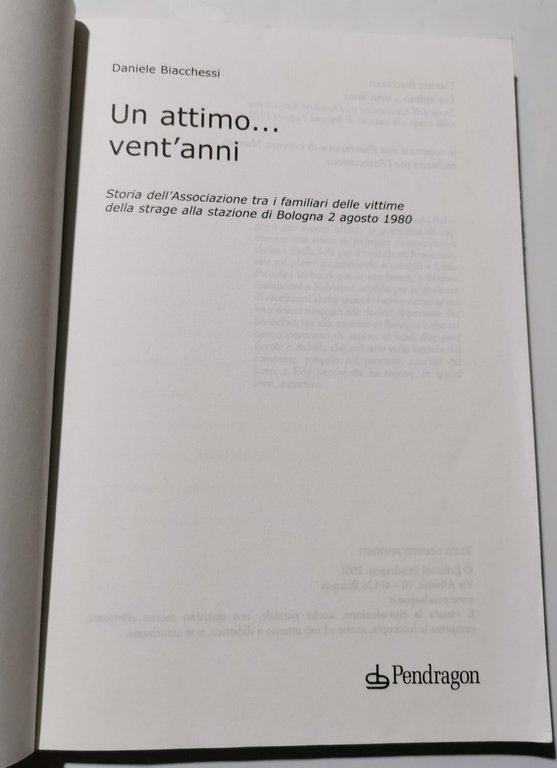 Un attimo...venti anni - Storia dell'Associazione tra i familiari delle …