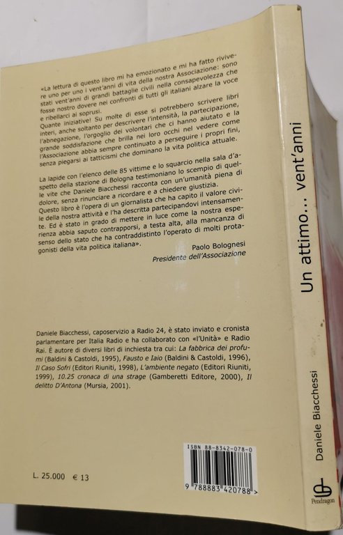Un attimo...venti anni - Storia dell'Associazione tra i familiari delle …