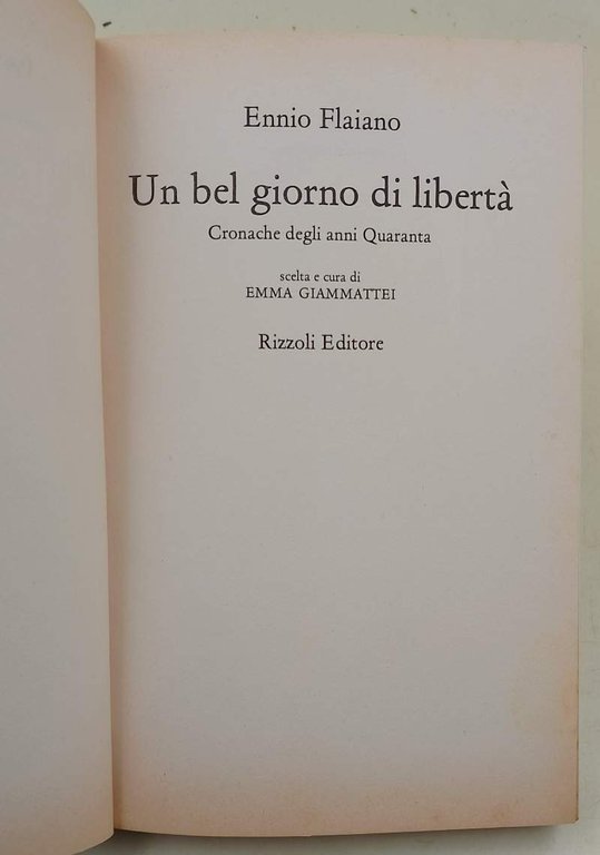 UN BEL GIORNO DI LIBERTA'-CRONACHE DEGLI ANNI QUARANTA(1979)