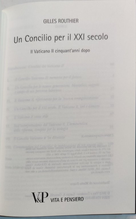 Un concilio per il XXI secolo - il Vaticano cinquant'anni …