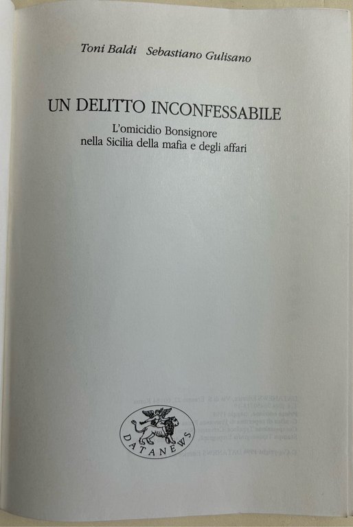Un delitto inconfessabile. L'omicidio Bonsignore nella Sicilia della mafia e … | Immagine Gallery 2