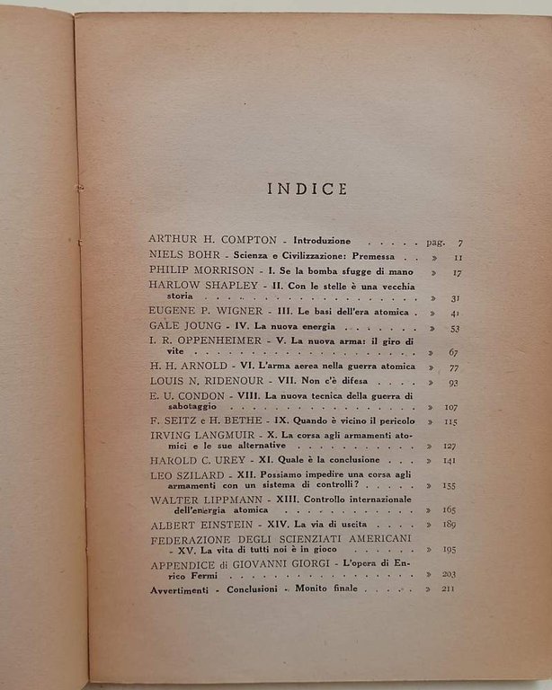 UN MONDO UNITO O IL CAOS(1946)