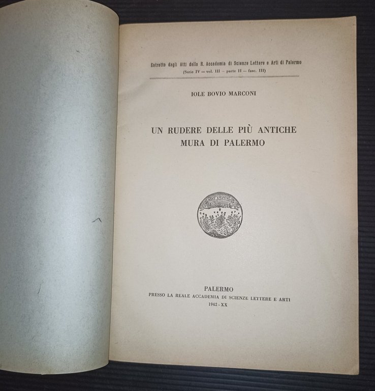 Un rudere delle più antiche mura di Palermo