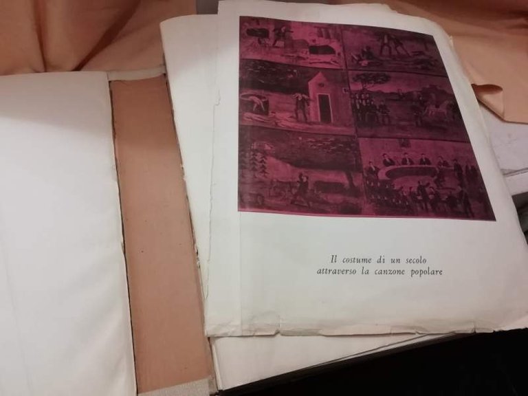 UN SECOLO DI CANZONI-Fogli volanti- Il costume di un secolo …