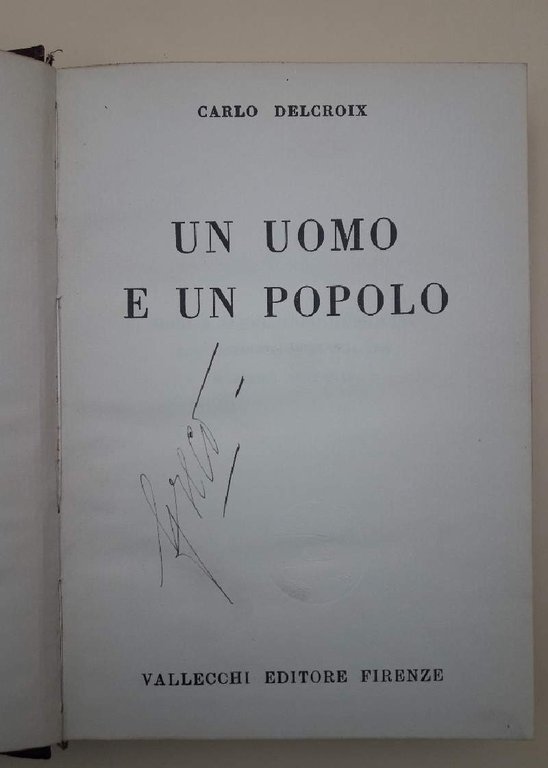 UN UOMO E UN POPOLO(1928)