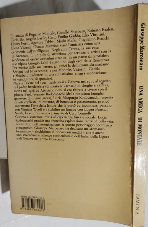 Una amica di Montale - Vita di Lucia Rodocanachi