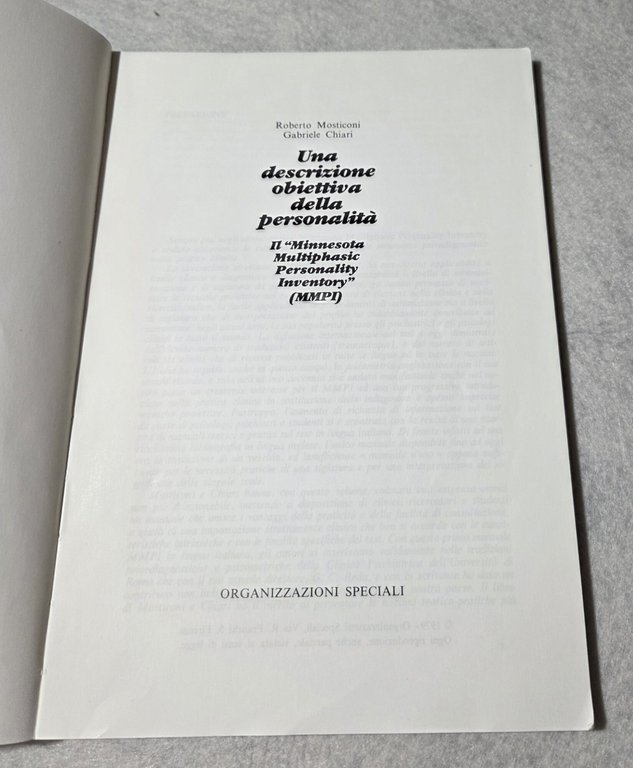Una descrizione obiettiva della personalita' | Immagine Gallery 2