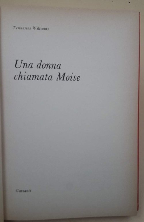 UNA DONNA CHIAMATA MOISE(1976)