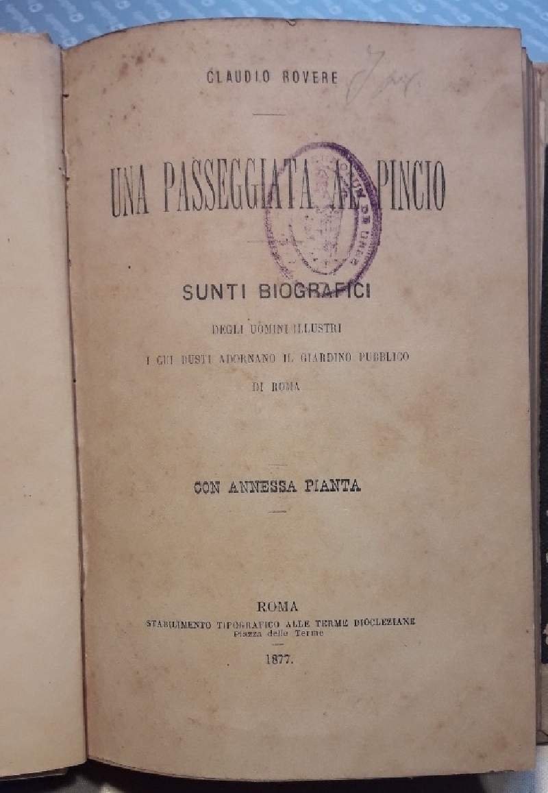UNA PASSEGGIATA AL PINCIO( 1877)