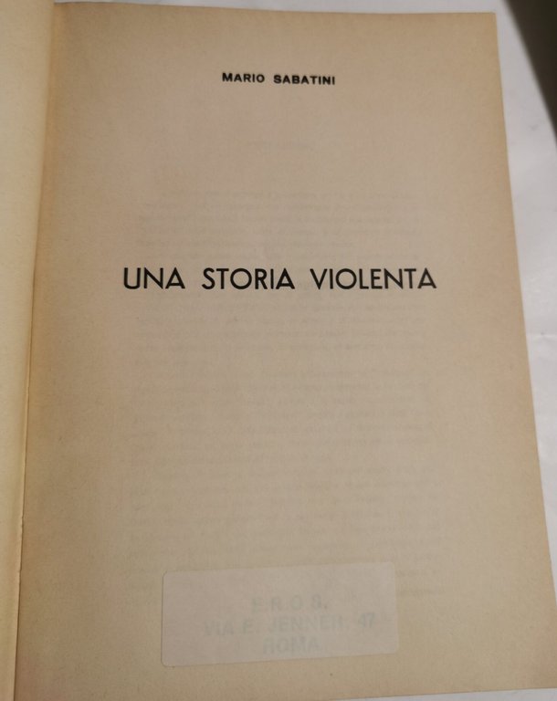 Una storia violenta