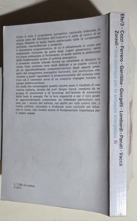 Una strategia per lo sviluppo energetico italiano