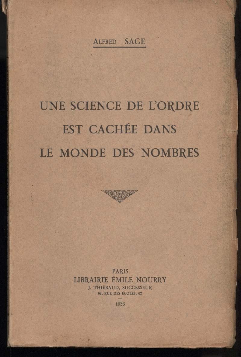 UNE SCIENCE DE L'ORDRE EST CACHEE DANS LE MONDE DES …