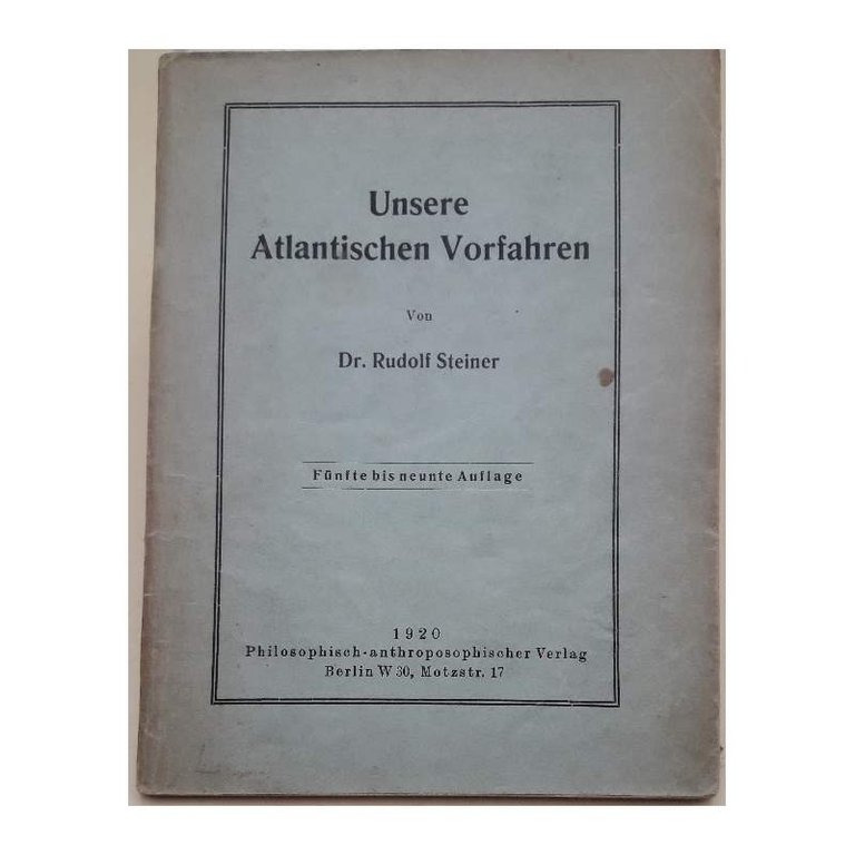 UNSERE ATLANTISCHEN VORFAHREN(1920)